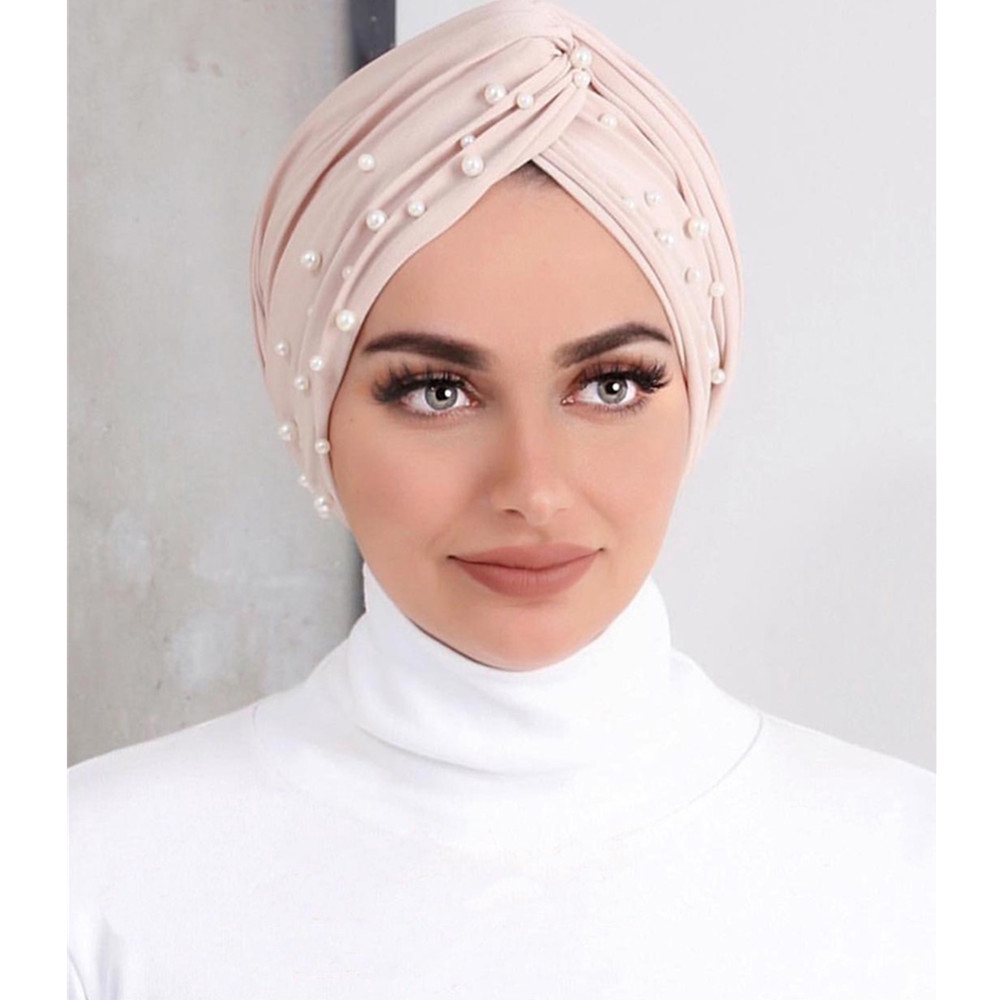 Mũ Turban Đính Hạt Phong Cách Ấn Độ Thời Trang Cho Nữ