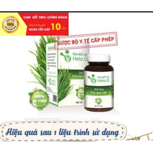 [kèm quà] TINH BỘT HẸ Heta.Q (NaNo Hẹ) hết bón 100% - hàng chính hãng