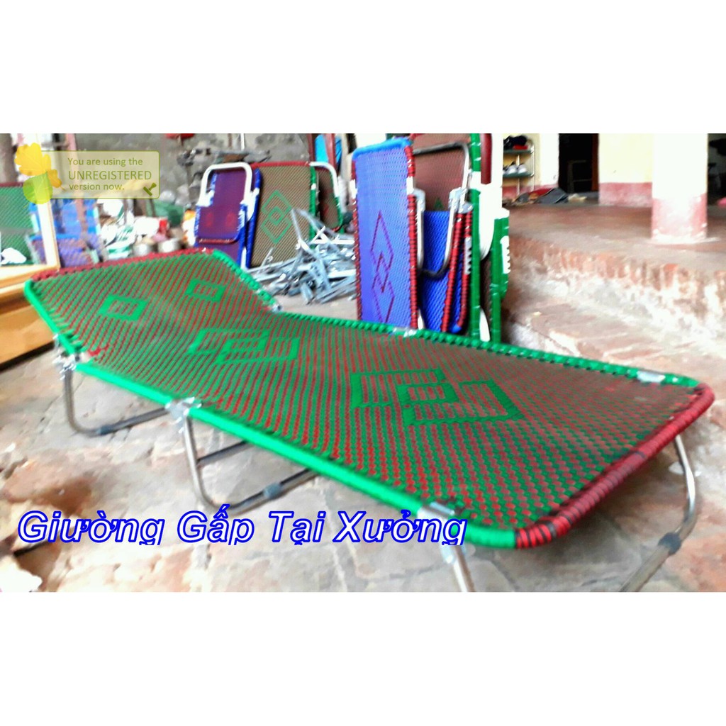 Giường gấp đep khung inox. | BigBuy360 - bigbuy360.vn