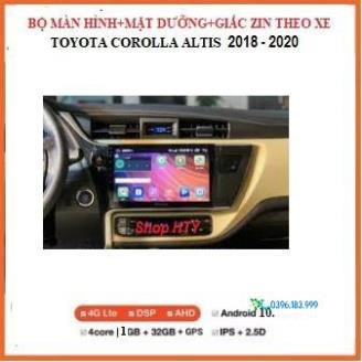 Bộ Màn hình DVD Android 1 inch Ram 1G/2G,Rom16G/32G cho xe Corolla Altis 2018-2020 có GPS chỉ đường Navitel,Youtobe ẩn..