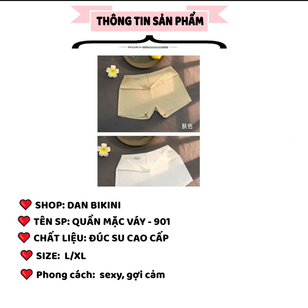Quần Lót Nữ ❤️FREESHIP❤️ Quần Mặc Váy Đúc Su cao cấp mềm mại thoáng mát mẫu 901 | BigBuy360 - bigbuy360.vn