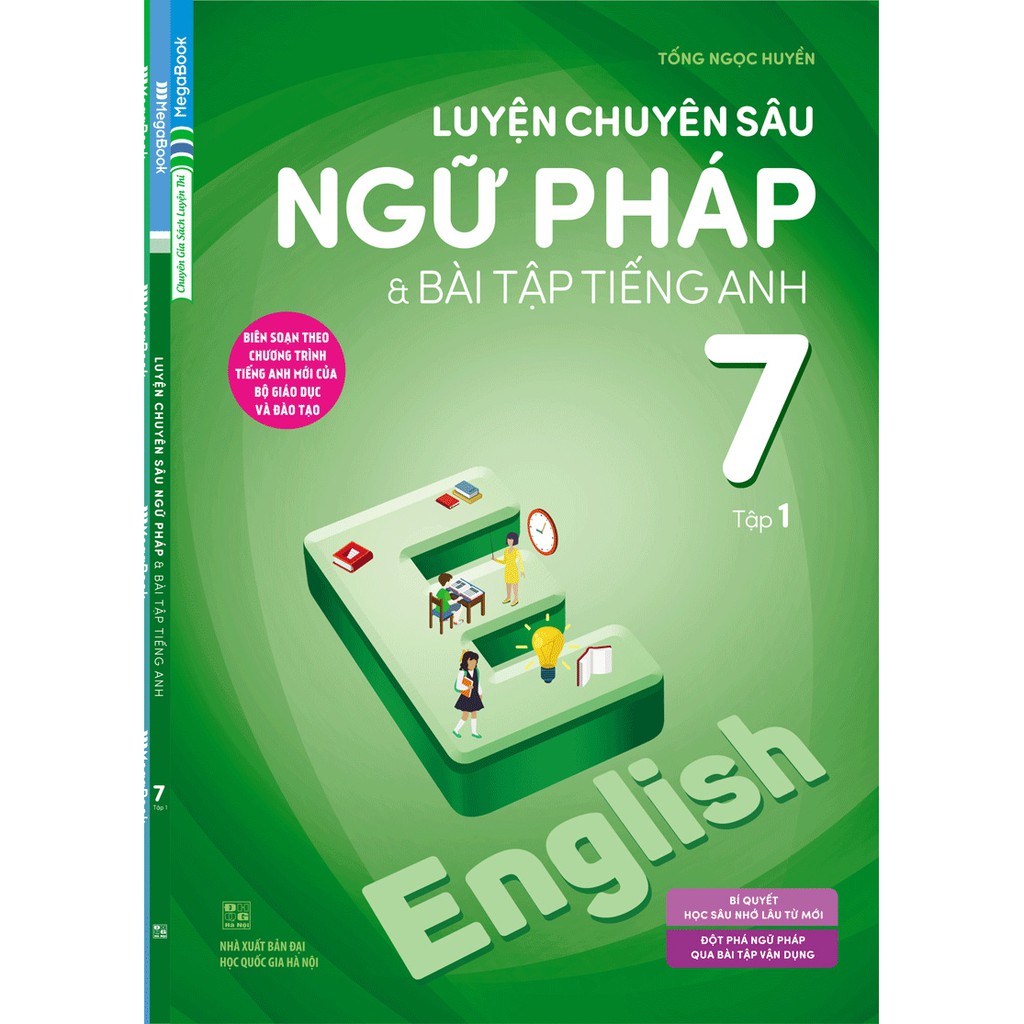 Sách Luyện chuyên sâu ngữ pháp và bài tập tiếng Anh 7 tập 1