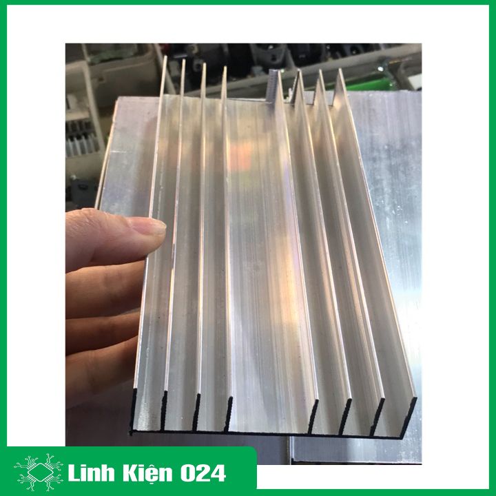 Tản nhiệt nhôm 20cm 8 cánh, 10 cánh , nhôm tản nhiệt cho IC, sò nóng lạnh