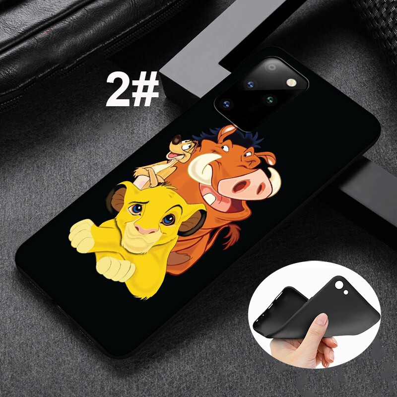 Samsung Galaxy S10 S9 S8 Plus S6 S7 Edge S10+ S9+ S8+ Soft Silicone Cover Phone Case Casing GR73 Lion King Hakuna Matata