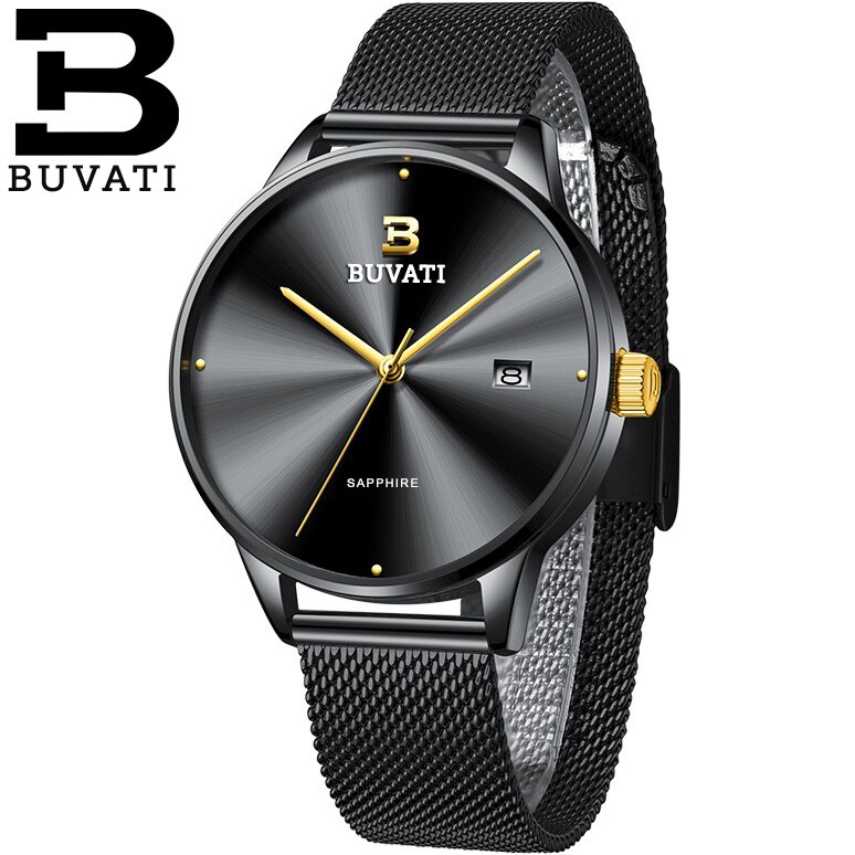 Đồng Hồ Nam BUVATI P8849, Thiết Kế Đậm Chất Anh Quốc, Máy Nhật Siêu Bền