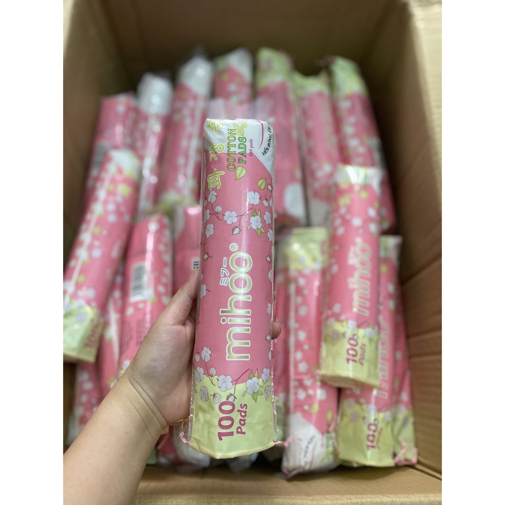 BÔNG TẨY TRANG HÀN QUỐC VIỀN ÉP - KHÔNG XƠ - MỀM MỊN