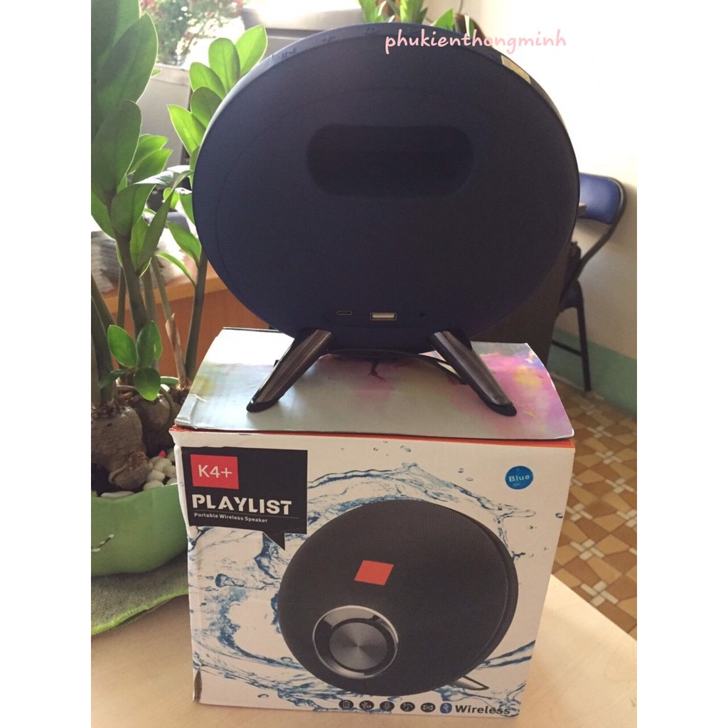 Loa Bluetooth K4+,nghe nhạc hay bass lớn bảo hành 6 tháng