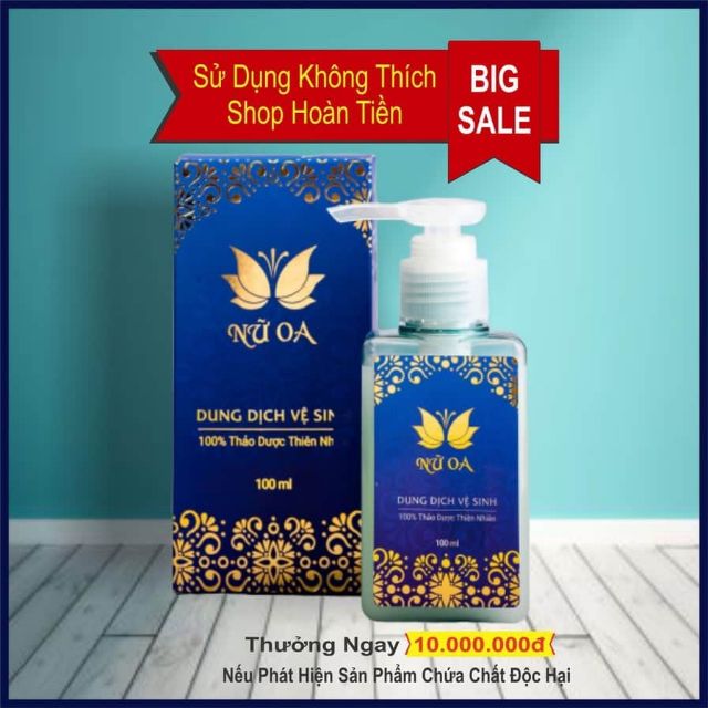 Hàng Cao  Cấp Dung dịch vệ sinh Nữ Oa 110ml 100% thảo dược