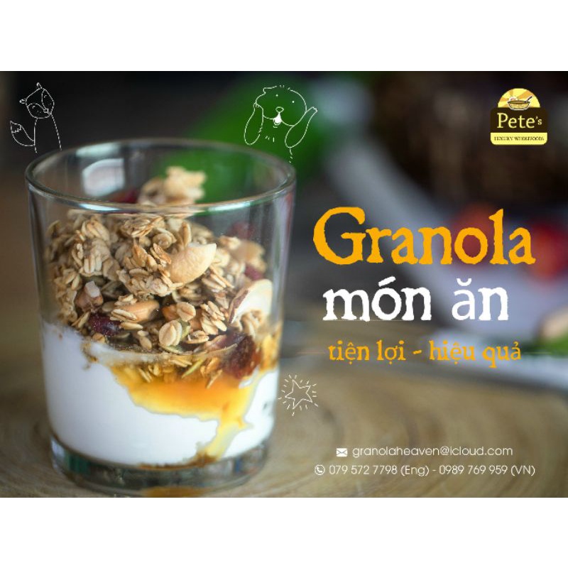 Ngũ cốc  giòn Pete Granola 325g