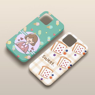 🎈Ốp SAMSUNG M80/M51/M31/M30/M21/M20/M10/C9 pro/M30s🎈 Ốp lưng điện thoại SS galaxy mẫu cô gái và bánh mỳ🎈