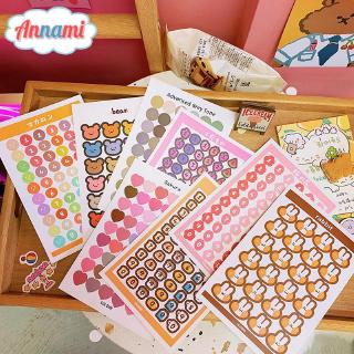 Miếng Dán Trang Trí Sổ Lưu Niệm Kiểu Dáng Hoạt Hình Xinh Xắn Dễ Thương v