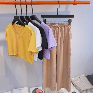 áo croptop cổ tim
