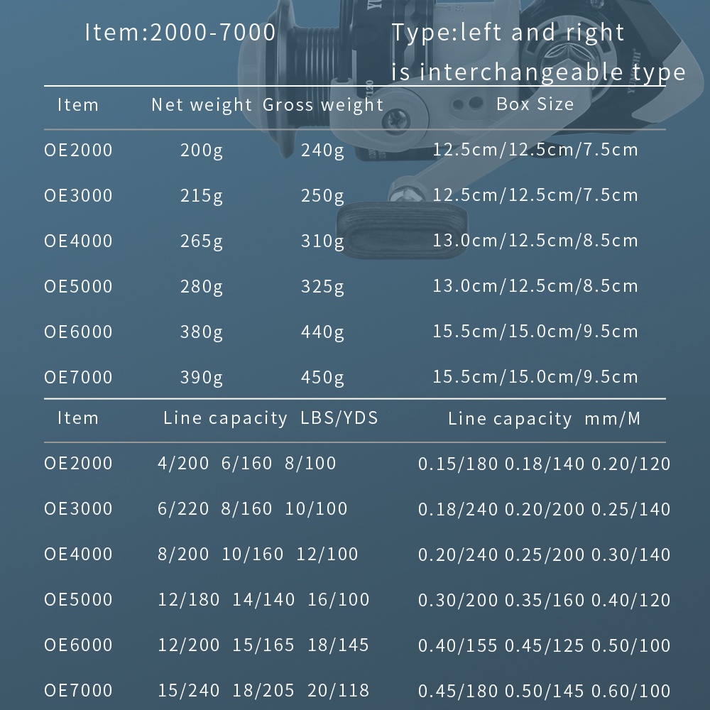 Máy Câu Cá 2000-7000 Bằng Hợp Kim Nhôm