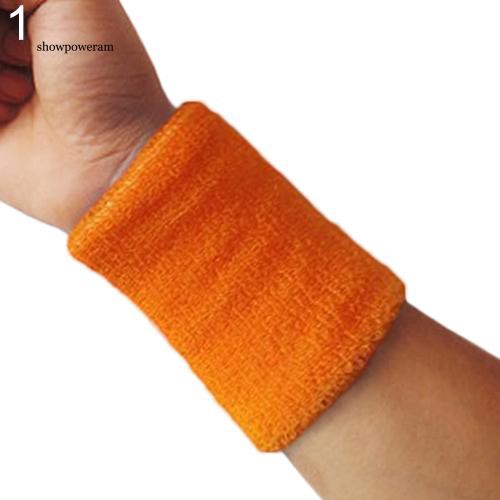 1 Băng Đeo Cổ Tay Thể Thao Thấm Hút Mồ Hôi Dùng Khi Chơi Cầu Lông / Tennis / GYM