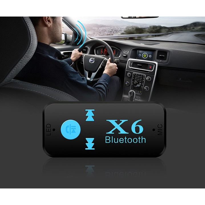 BLUETOOTH X6 SIÊU NHẠY CHO OTO ĐA NĂNG 3 IN 1 - LOUISTORE