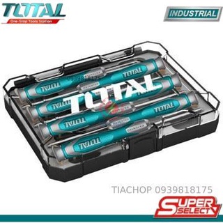 Bộ tuốc nơ vít (tô vít) 7 chi tiết Total THT250726