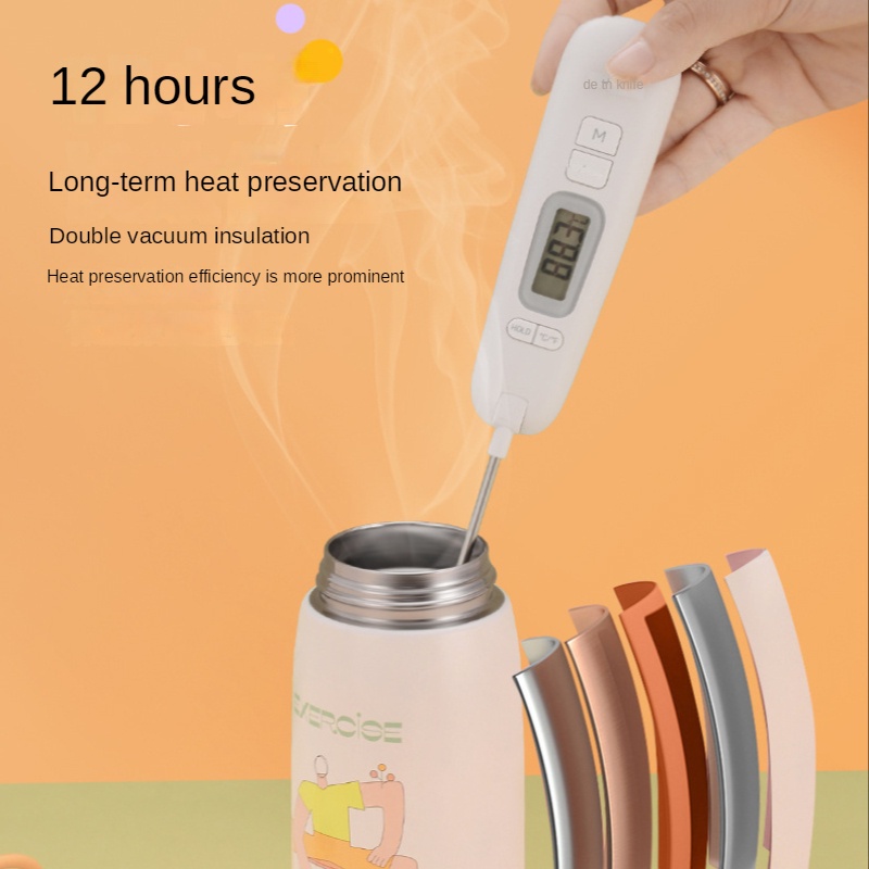 Bình Nước Giữ Nhiệt Thông Minh 316 Màn Hình Hiển Thị Nhiệt Độ Cao Tiện Lợi Dành Cho Học Sinh Nam Và Nữ