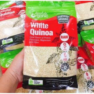 Hạt diêm mạch Organic Quinoa Của Úc Absolute Organic 1kg ( 3 / 2023 mau moi )