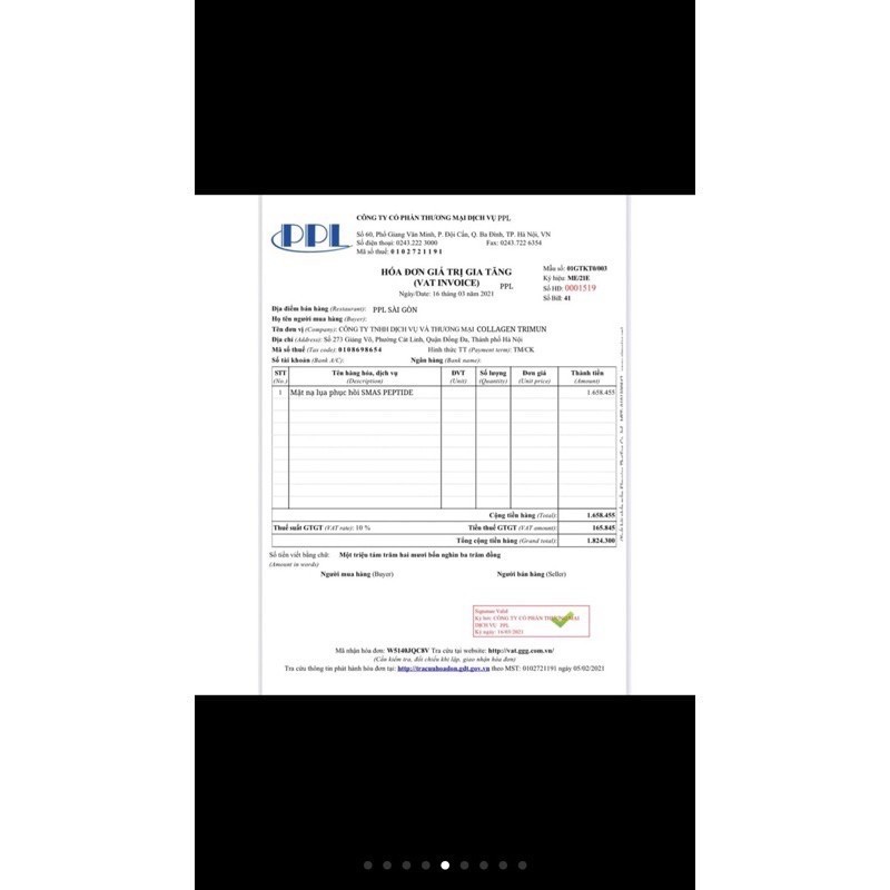 Mặt nạ Smas Peptide Silk Mask cấp ẩm làm dịu da