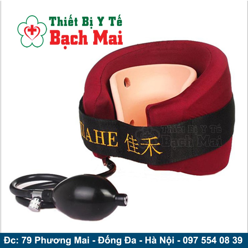 Gối Hơi Kéo Giãn Đốt Sống Cổ - Đai Hơi Kéo Cổ JB008