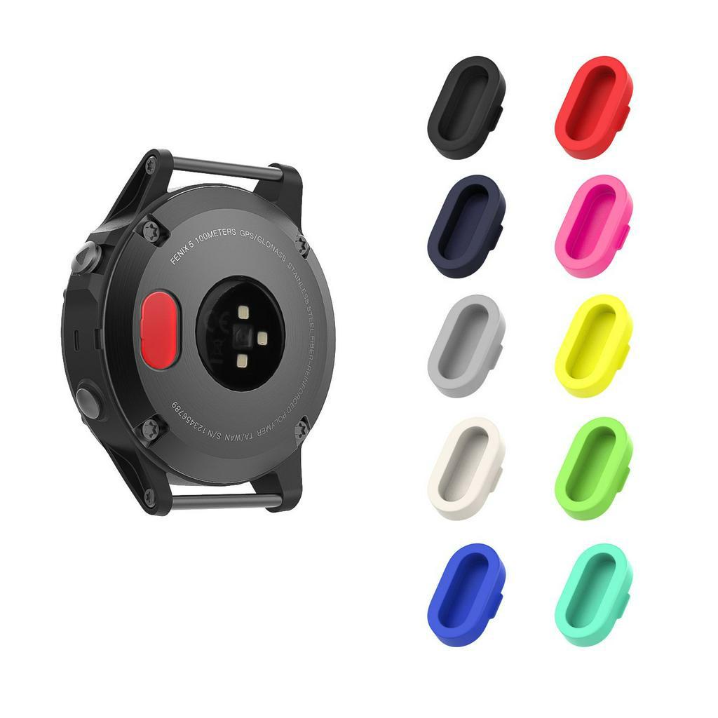 Set 10 nút silicon chống bụi mặt đồng hồ cho Garmin Fenix 5 5x Instinct Vivoactive 3 935