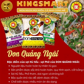 Don MIX 30 Gói (10 Phở, 10 Hủ tiếu, 10 Don), Không chất bảo quản