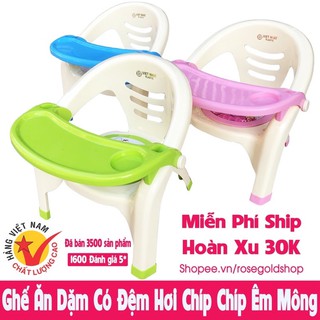Ghế ăn dặm cho bé Việt Nhật . Ghế ăn dặm có đệm êm mông có còi chíp tạo vui nhộn.