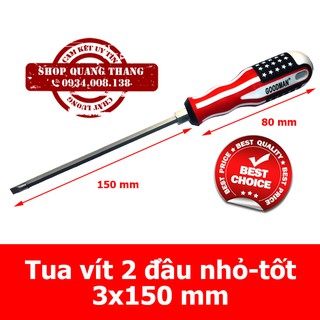 Tua vít 2 đầu nhỏ tốt 3x150 mm