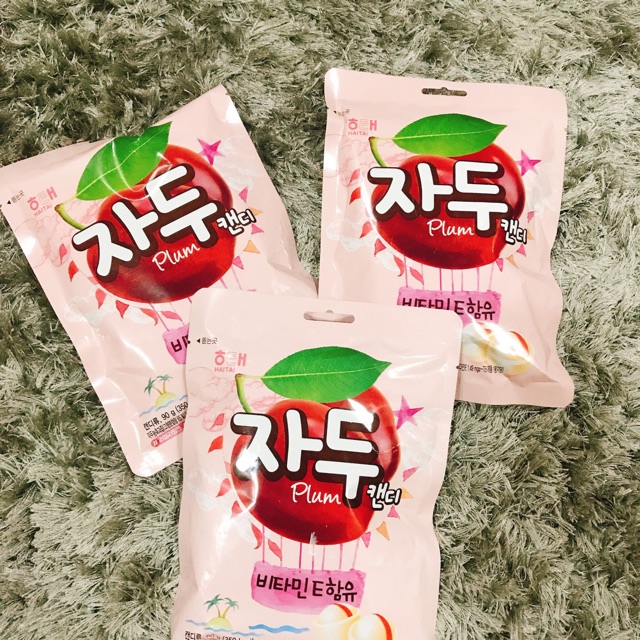 KẸO TRÁI CÂY Nội Địa Hàn Quốc 🇰🇷( kẹo mận, kẹo nho xanh)