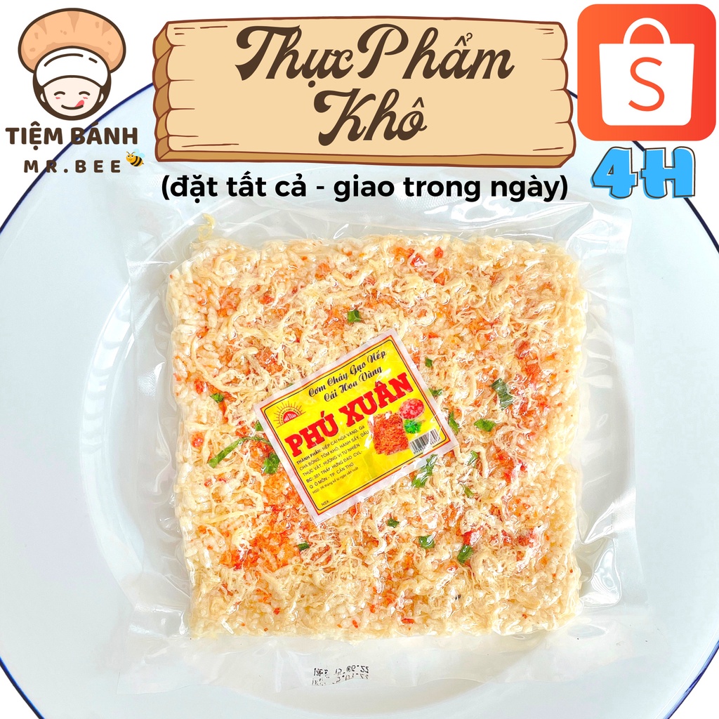 Cơm Cháy Gạo Nếp Chà Bông Ăn Kiêng - 100g