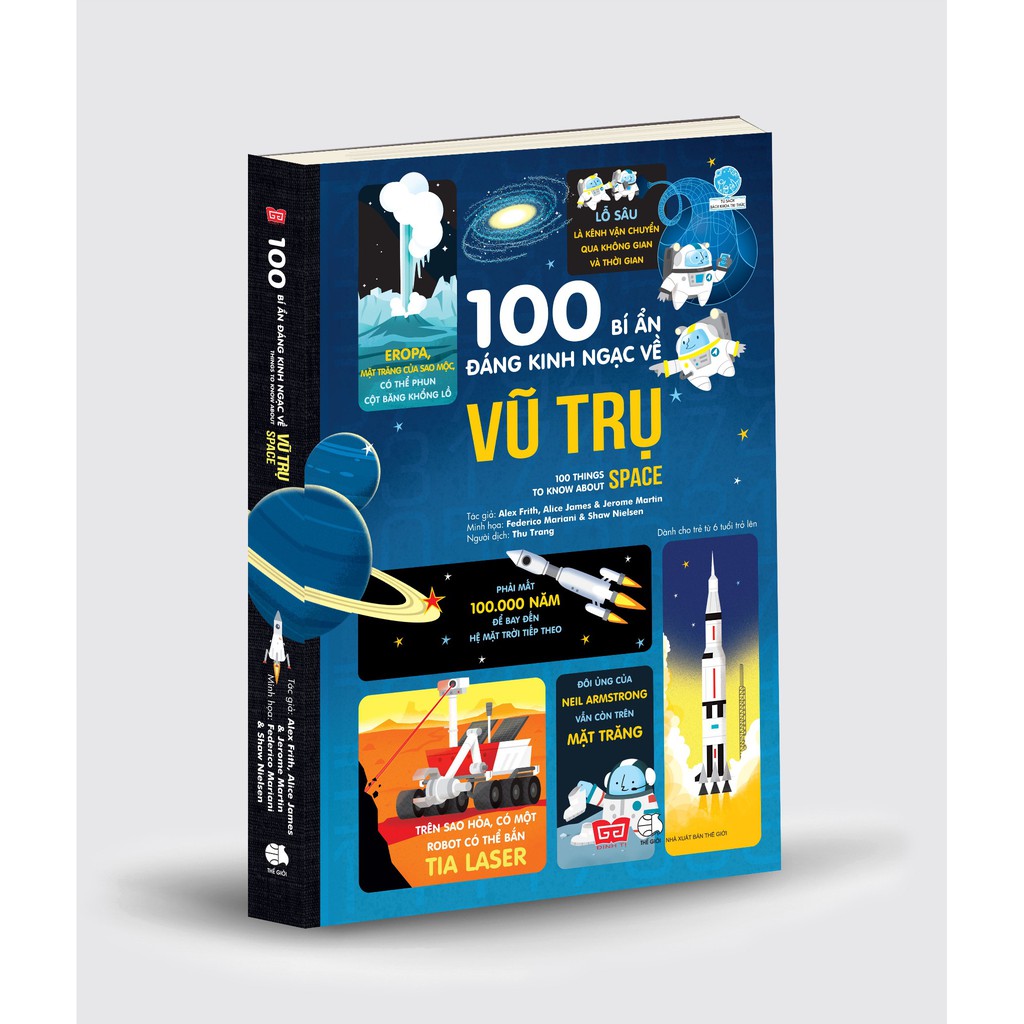 100 bí ẩn đáng kinh ngạc về Vũ trụ (USBORNE - 100 things to know about space) | WebRaoVat - webraovat.net.vn