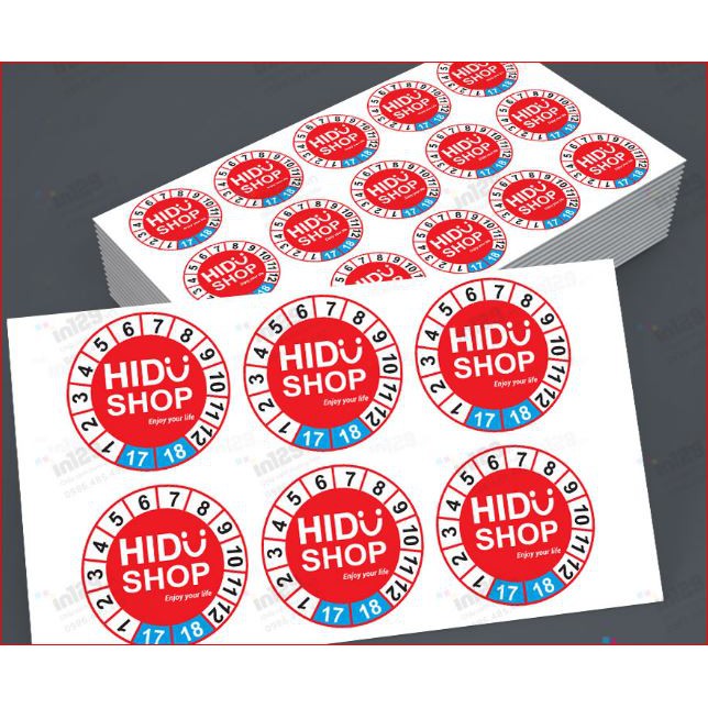 Chuyên in tem nhãn theo yêu cầu số lượng ít THIẾT KẾ MIỄN PHÍ