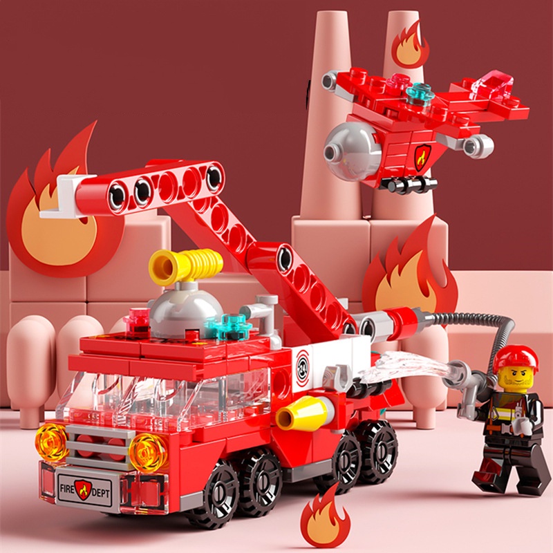 Bộ Đồ Chơi Lắp Ráp Mô Hình 3d 6 Trong 1