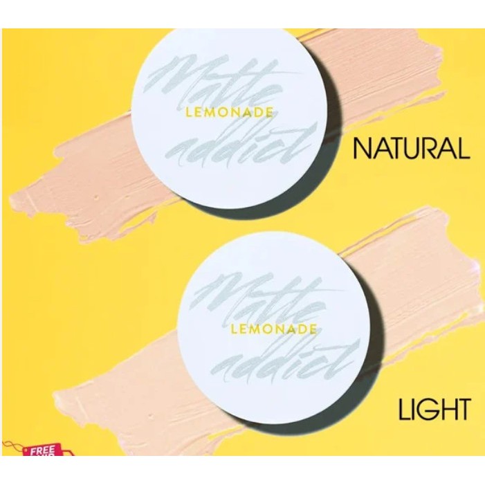 Phấn nước kiềm dầu Lemonade dual matte addict cushion