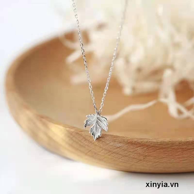 Vòng cổ Mặt Hình Lá Phong Sang Trọng Cho Nữ