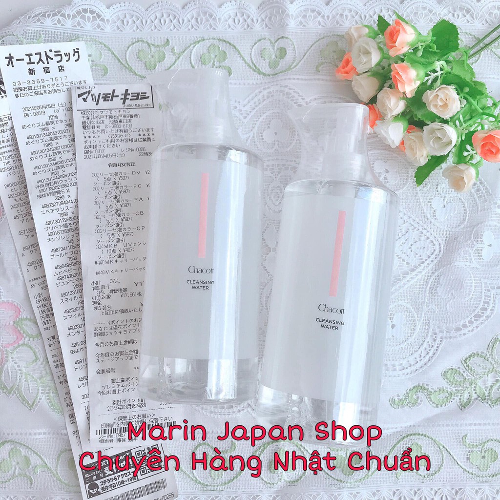 (Sale, Hàng Nhật)  Nước tẩy trang Chacott 500ml Chính Hãng Nhật Bản Mẫu Mới