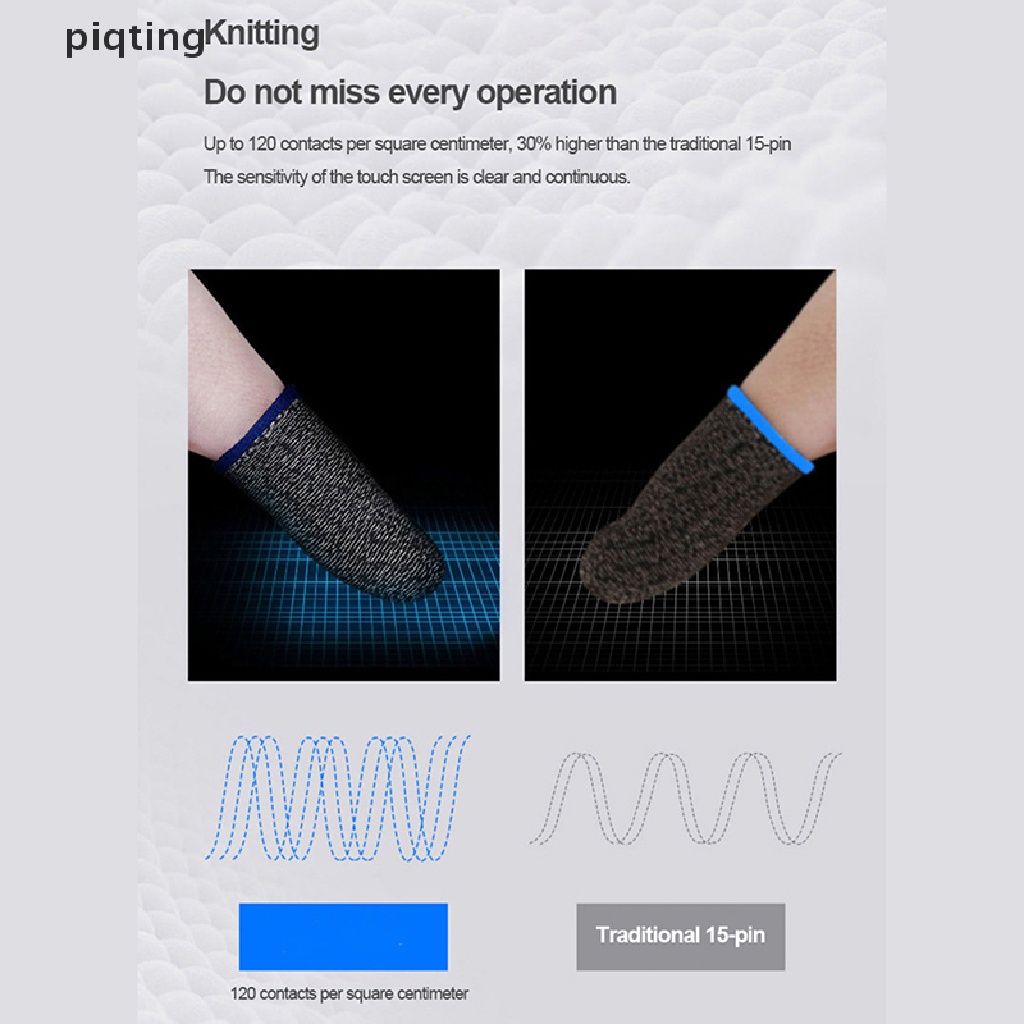 Bộ 2 Găng Tay Chống Mồ Hôi Cho Tay Cầm Điều Khiển Chơi Game Điện Thoại