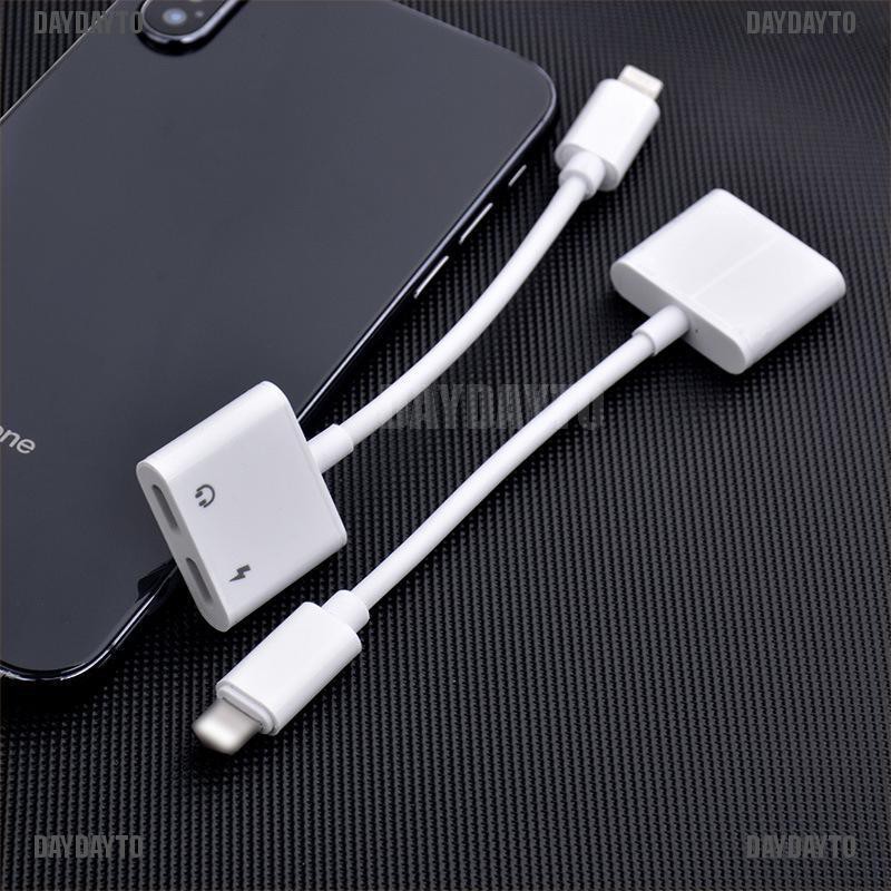 Thiết bị chuyển đổi cổng sạc và jack cắm tai nghe cho iPhone 7 8 PLUS X XR XS MAX