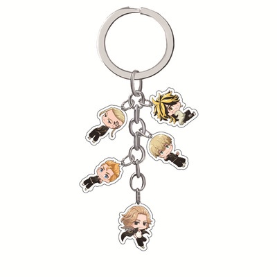 Móc Khóa Nhựa Acrylic Hình Nhân Vật Hoạt Hình Tokyo Ghoul Đáng Yêu Độc Đáo