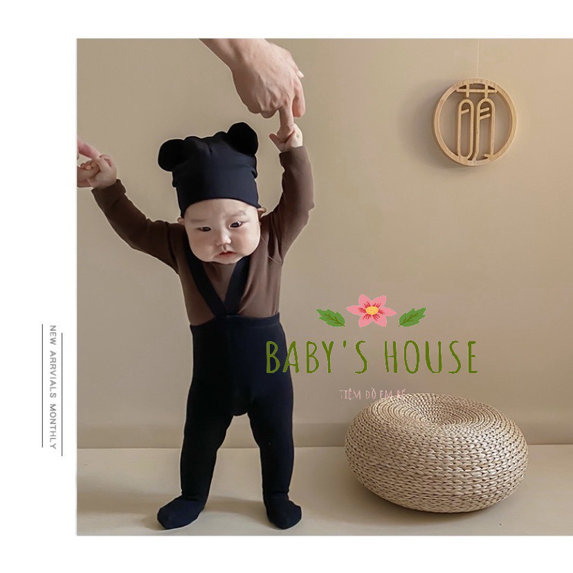 Quần tất yếm dài phong cách hàn quốc cho bé - Nana Baby