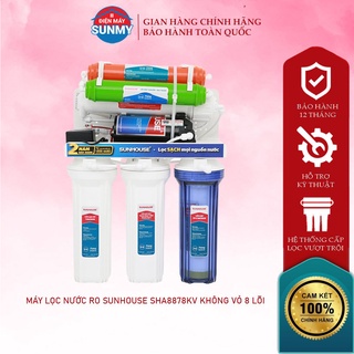 Máy lọc nước ro không vỏ sunhouse sha8878kv 8 lõi