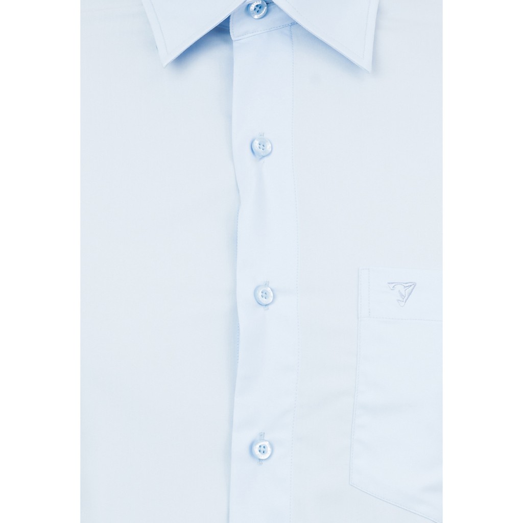 Áo Sơ Mi Dài Tay Màu Modal Regular Fit 369 Vĩnh Tiến - LM5-G817 - Xanh Da Trời