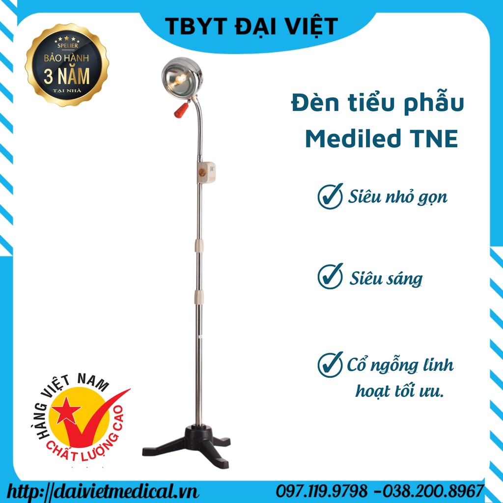 Đèn tiểu phẫu Mediled TNE siêu sáng - Việt Nam bảo hành chính hãng 3 năm