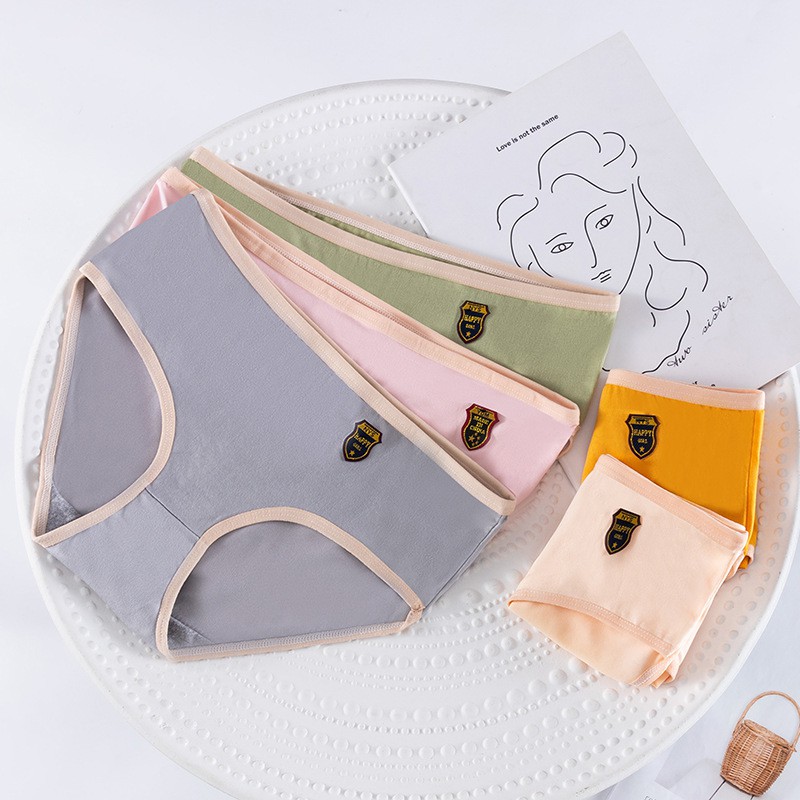 Quần Lót Nữ Cotton Dễ Thương - Quần Chíp Nữ Cute Không Cộm KINGSHOP L003