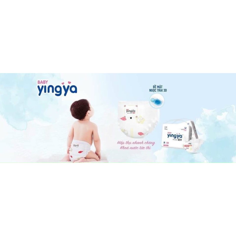 Bỉm tã trẻ em Yingya hàng nội địa Trung xuất Âu { Size M: 54 miếng (tã quần) 6-11kg }