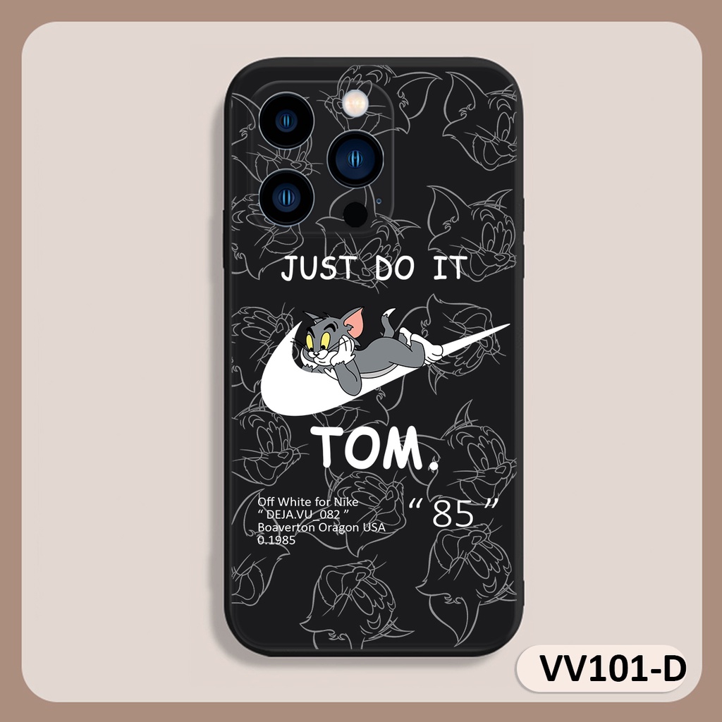 Ốp lưng ip Nai Tom và jery cạnh vuông 6/6plus/6s/6splus/7/7plus/8/8plus/x/xr/xs/11/12/13/pro/max/plus/promax