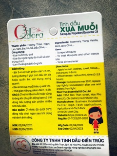 Tinh dầu xua muỗi