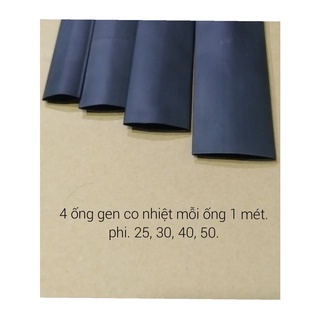 Combo 4 meters tube gen heat shrink large type. african 25, 30, 40, 50. each type 1 meters.