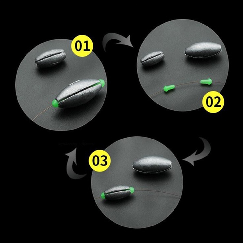 MUVAKO Bộ 10 tạ chì chìm dùng cho câu cá chuyên dụng