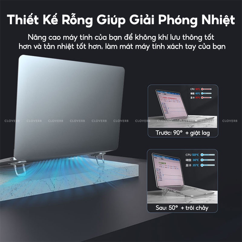 Đế Tản Nhiệt Laptop NILLKIN Bloster Mini Portable Plus, Chất Liệu Hợp Kim Kẽm, Thích Hợp Cho Dòng Laptop 13 - 17inch